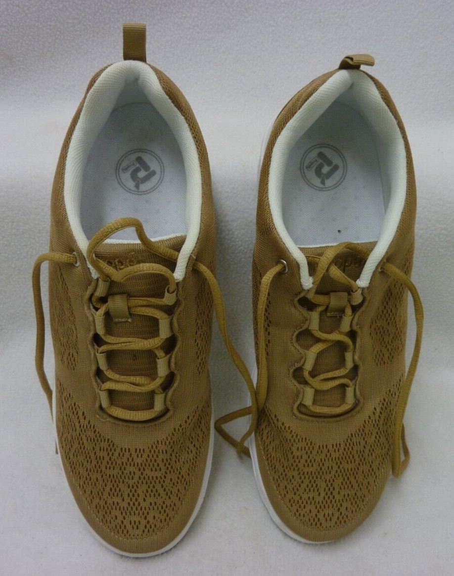 PROPET TRAVELACTIV WALKING WOMENS DARK TAN SNEAKERS SHOES SIZE 11 D(W) W5102
