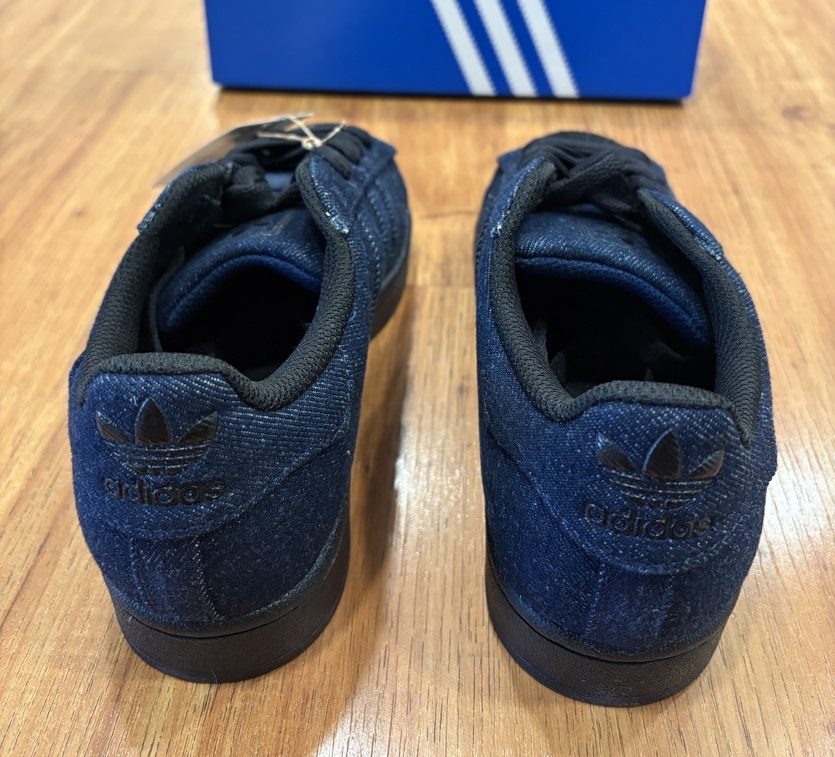 adidas Superstar 2 Night Indigo Core Black Women’s JS4018 Denim Sneakers