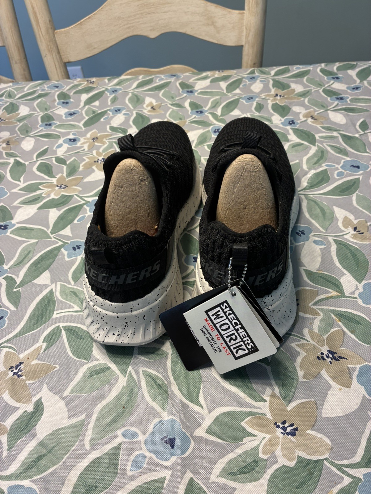 Skechers Tilido Vaydi Composite Toe Womens Black Work Sneakers Size 9