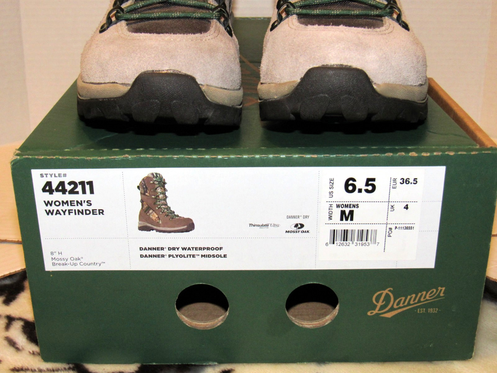 DANNER WOMENS WAYFINDER 8″ HUNTING BOOTS SIZE 6.5 IN EXCELLENT CONDITION