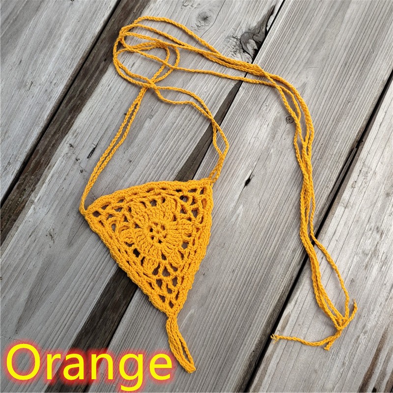 2Pcs Barefoot Crochet Sandals Beach Wedding Decor Women’s Knit Flat Sandals