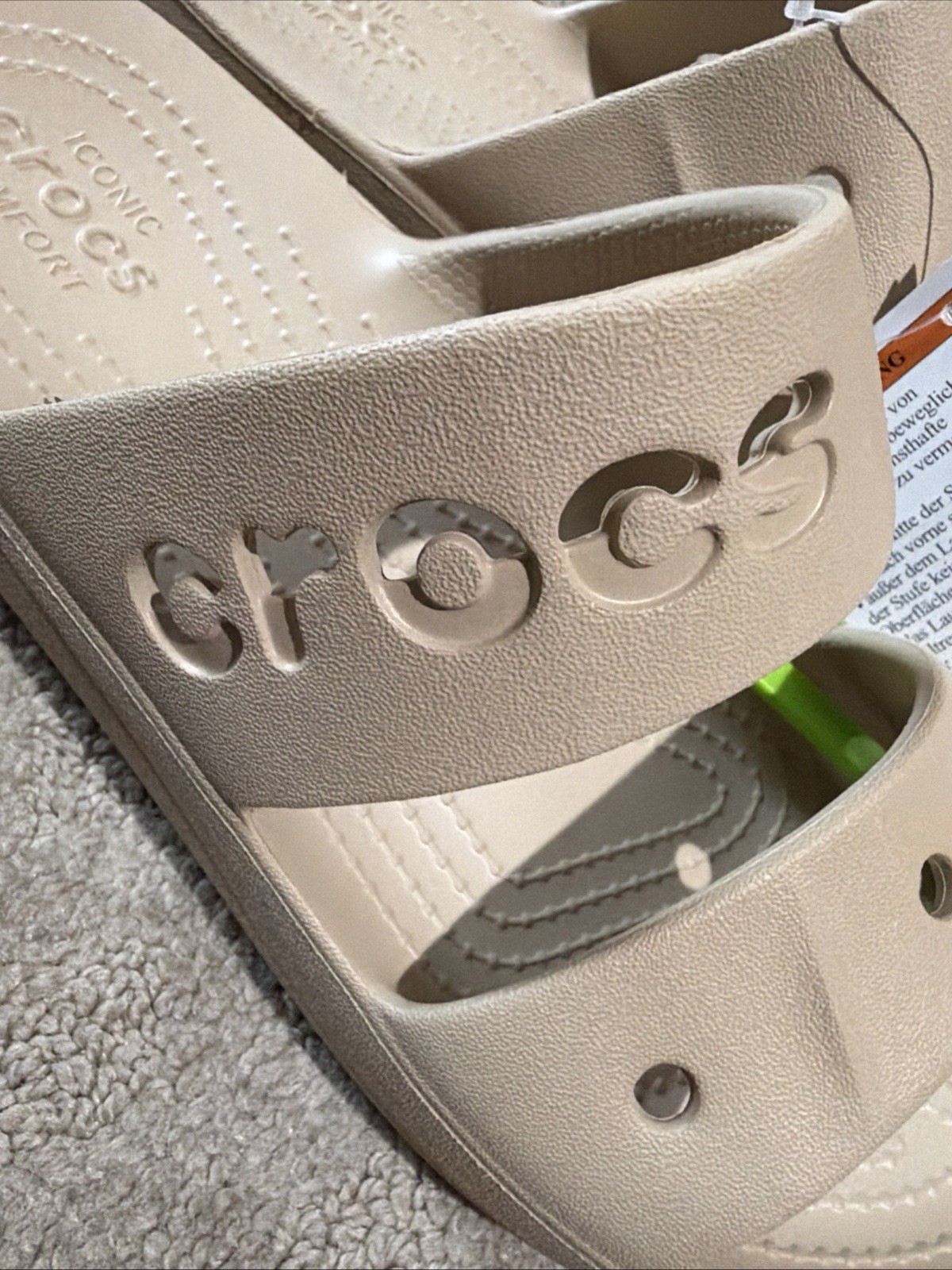 Crocs Baya Platform Sandals Chai (Tan). Size 9. NWT!
