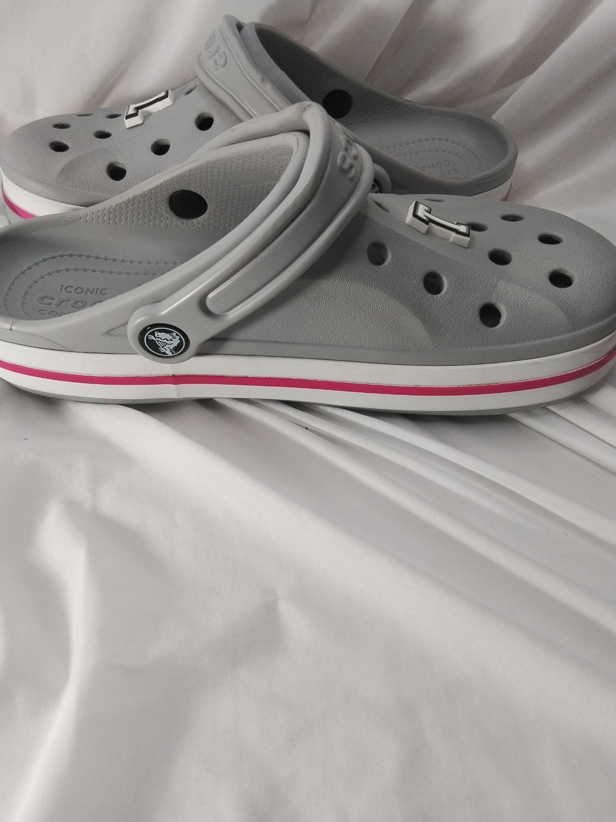 Crocs Bayaband Clogs Athletic Gray.