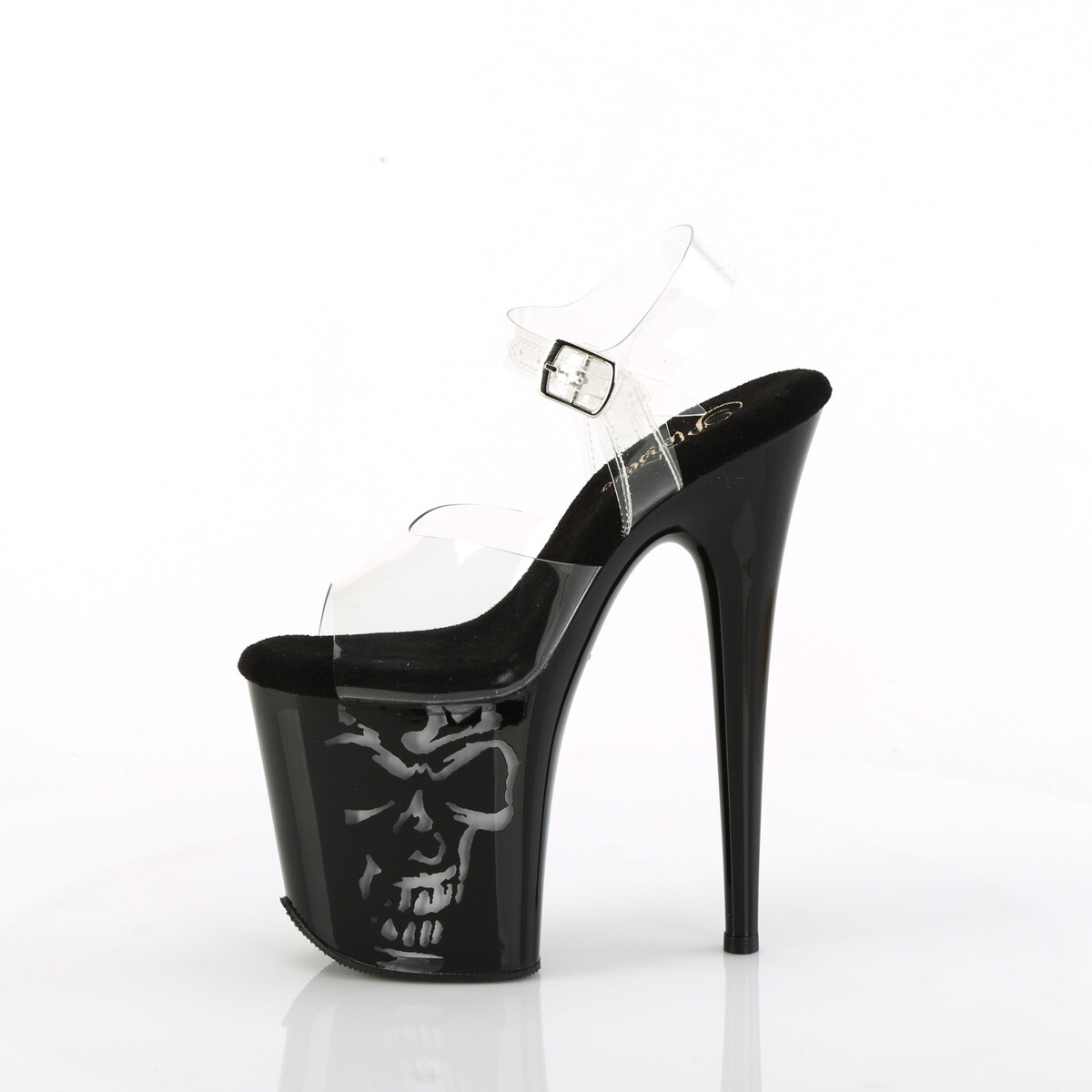 PLEASER FLAMINGO-808NLSK Women’s 8″ Heel Platform LED Illuminated Strap Shoes