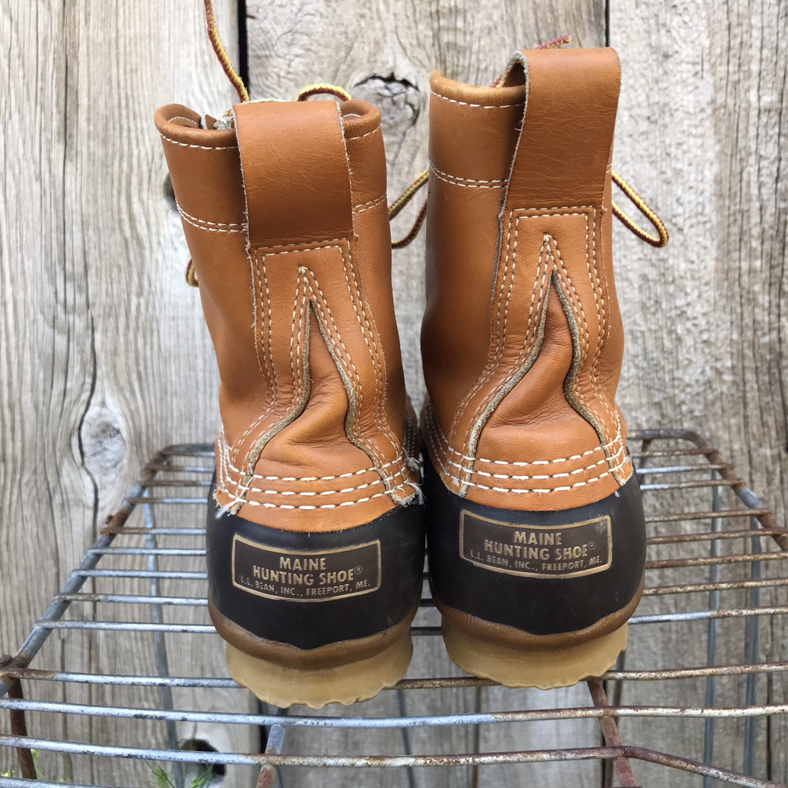 Vintage 80s L.L. Bean Maine Hunting Shoe Ladies Size 8 USA Made