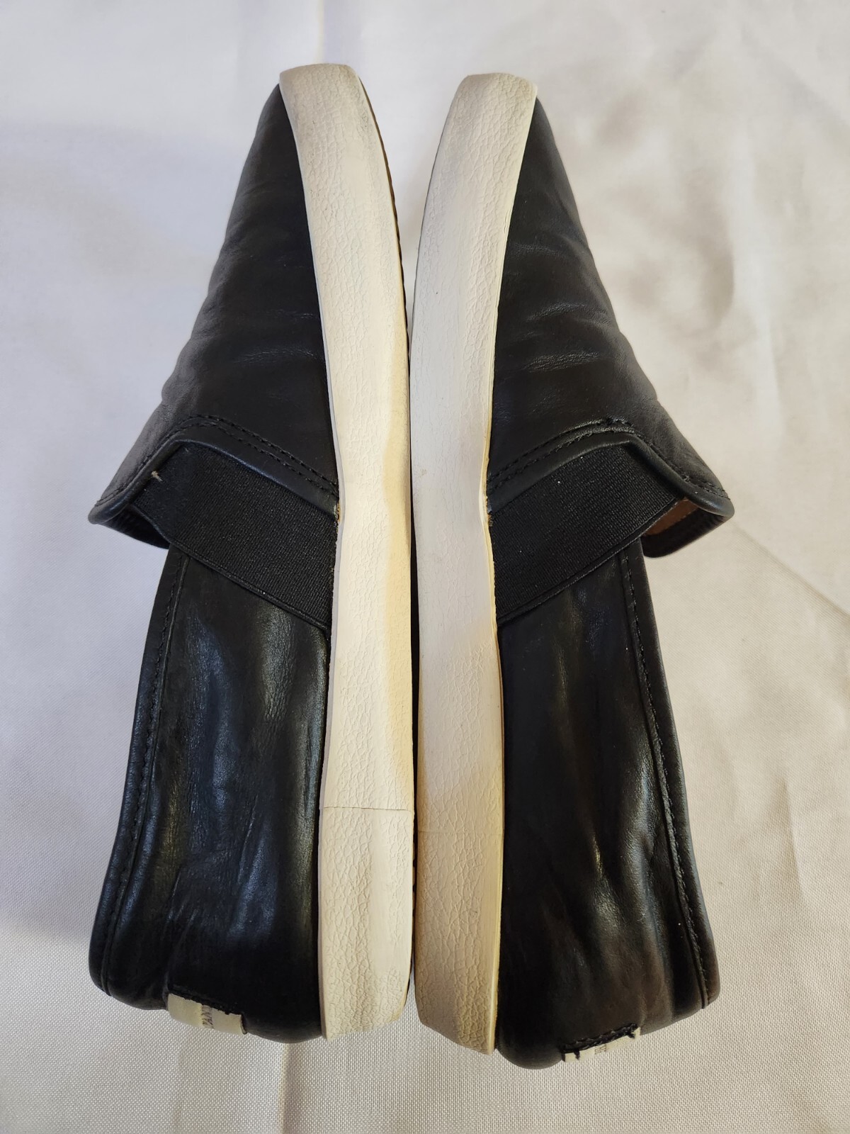 Frye Women’s Leather Ivy Slip On Fashion Casual Sneakers Shoes Black Size 7.5M