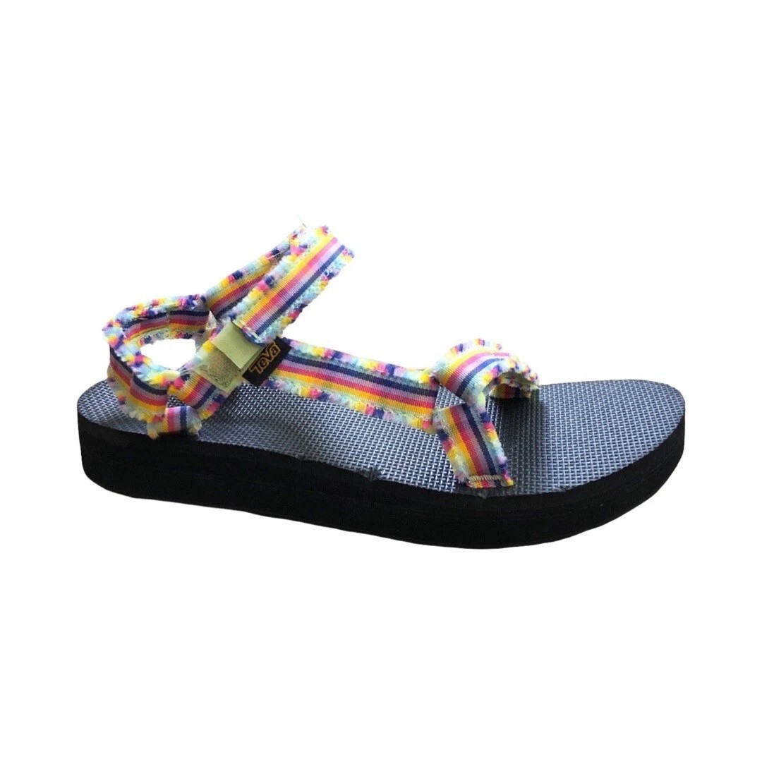 Teva Women’s Midform Universal Fray Frazier Black Multi 1118954 Size 11