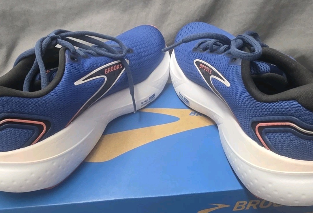 Brooks Glycerin GTS 21 Running Shoes Blue Pink Women Size 8 NWB