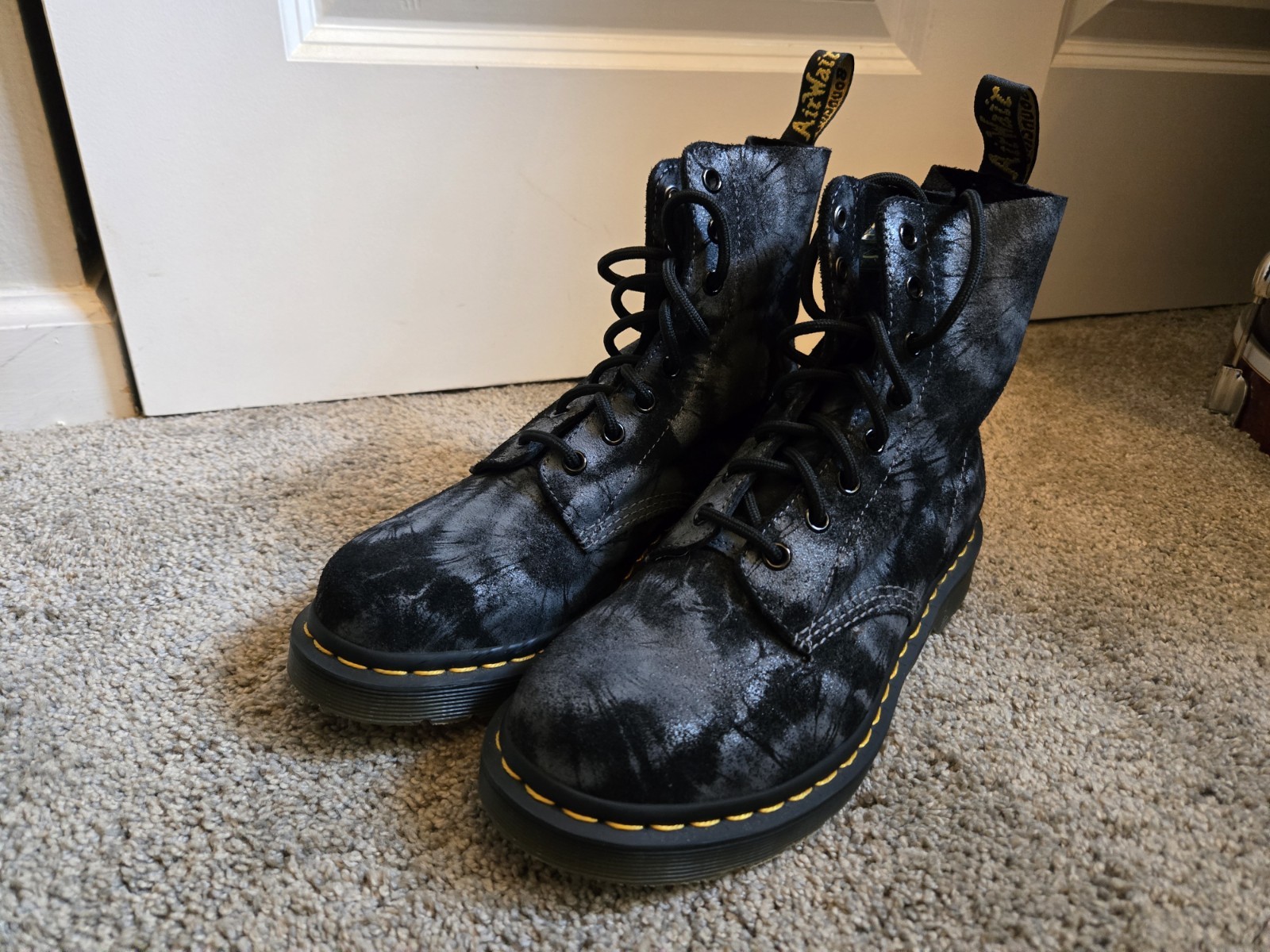 Dr. Martens 1460 Pascal Tie-Dye Suede Boots Woman’s 8