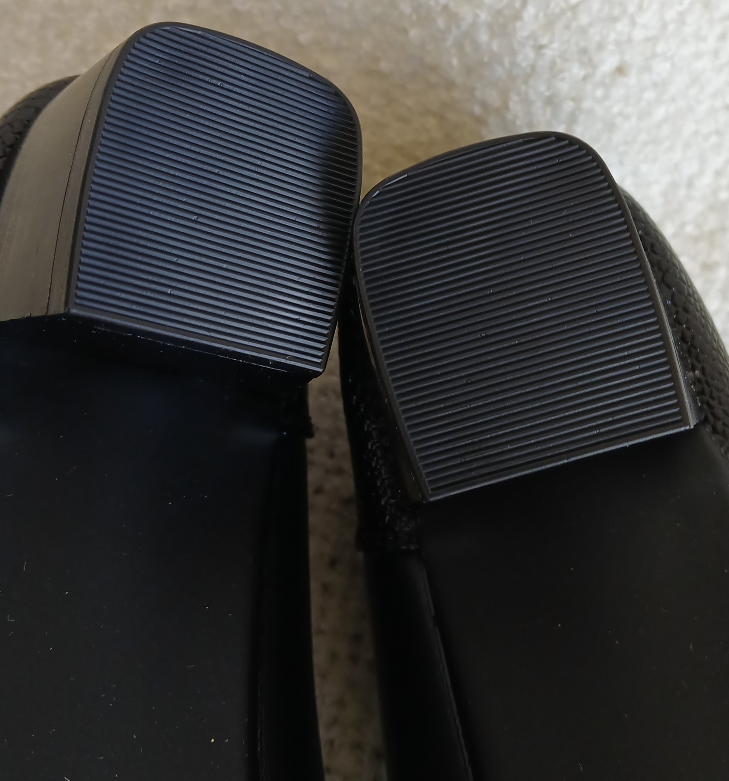 Women’s Orthopedic Low Heel Slip On Dress Shoes Arch Support Comfort Black Sz 7