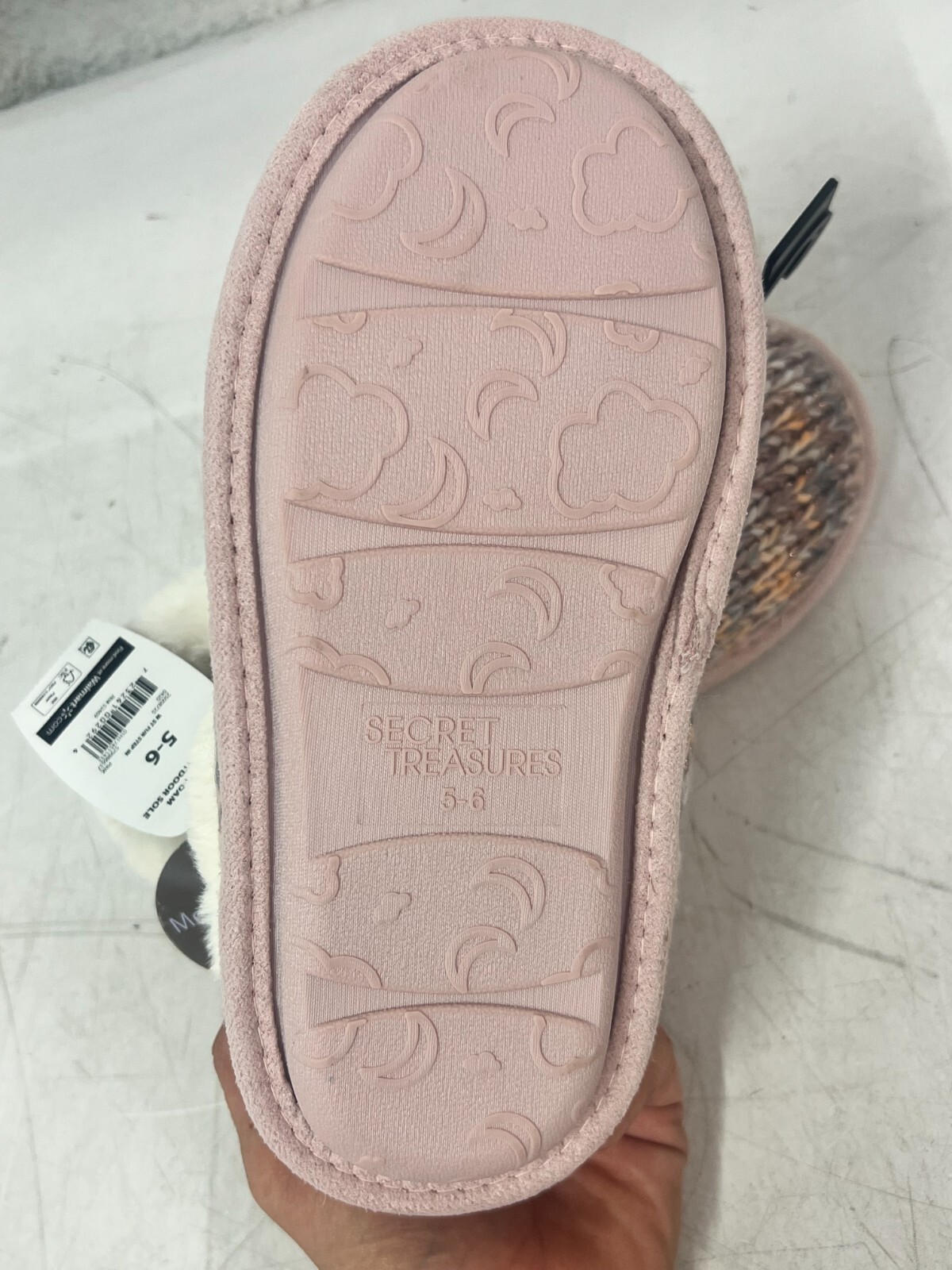 Women’s Pink Super Soft Memory Foam House Slippers w/ Faux Fur Lining CHOOSE SZ