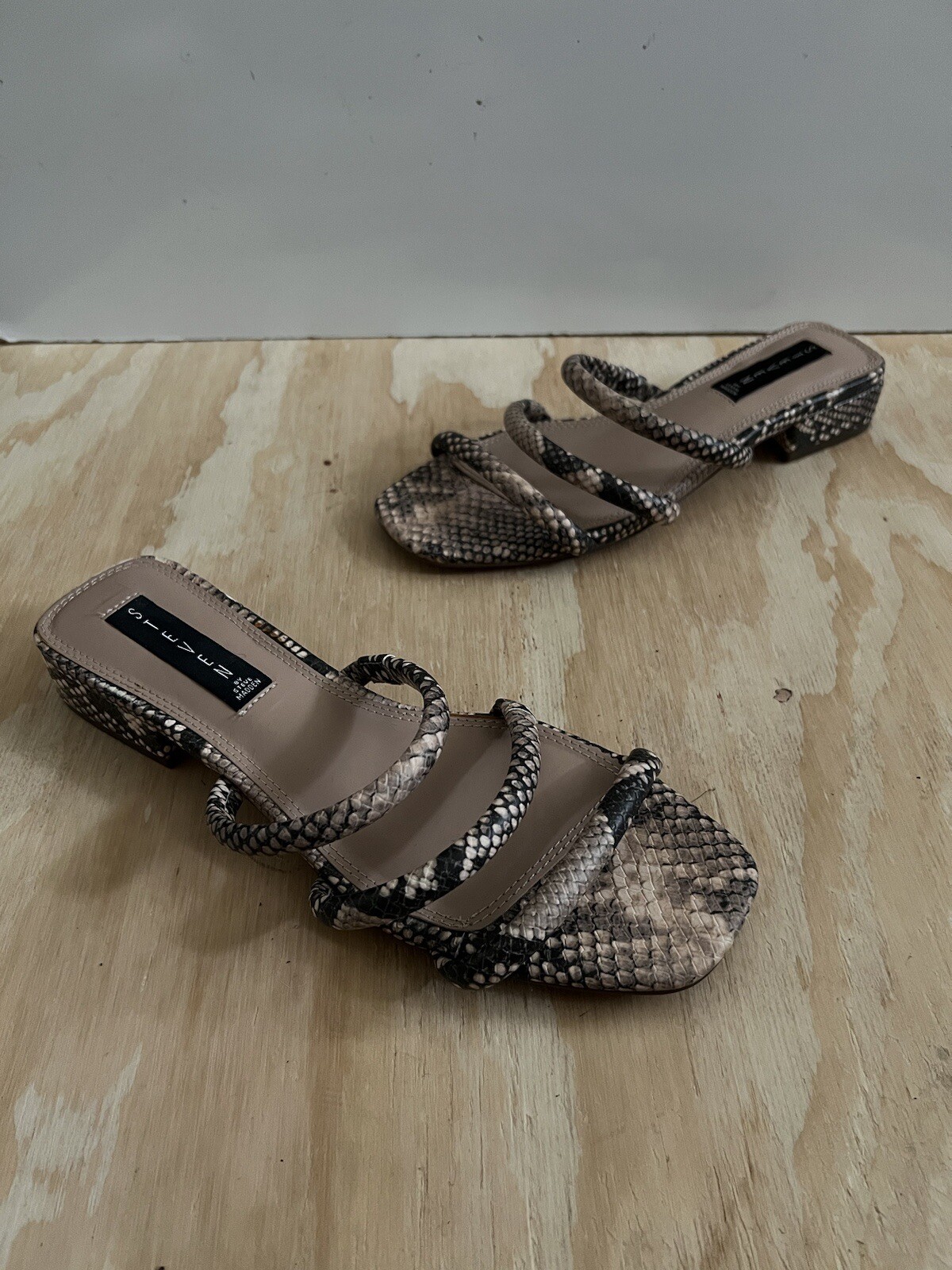 Steven By Steve Madden Womens HADES Slip On Flat Slide Sandals 8.5