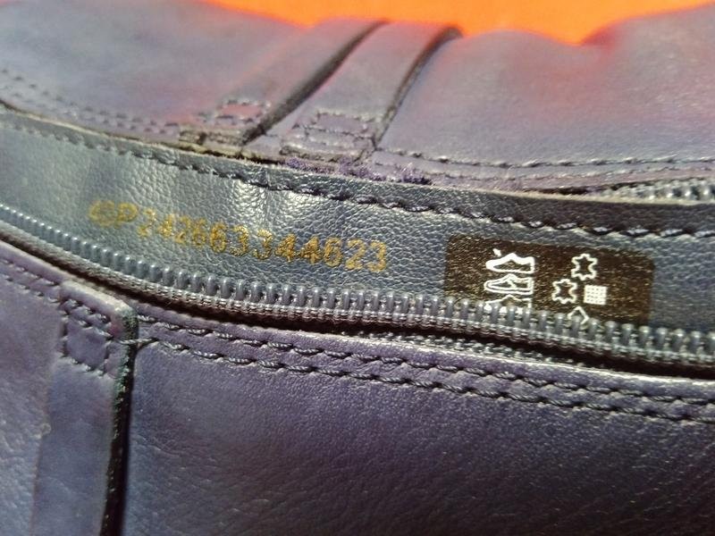 women ecco boots navy leather 40 #3QY5
