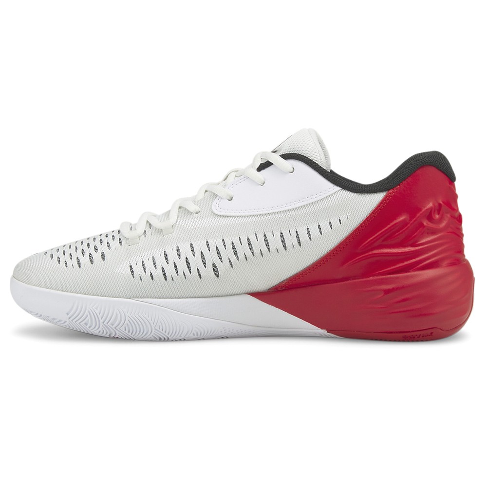PUMA Stewie 1 Team Basketball Womens Red, White Sneakers Athletic Shoes 3782620