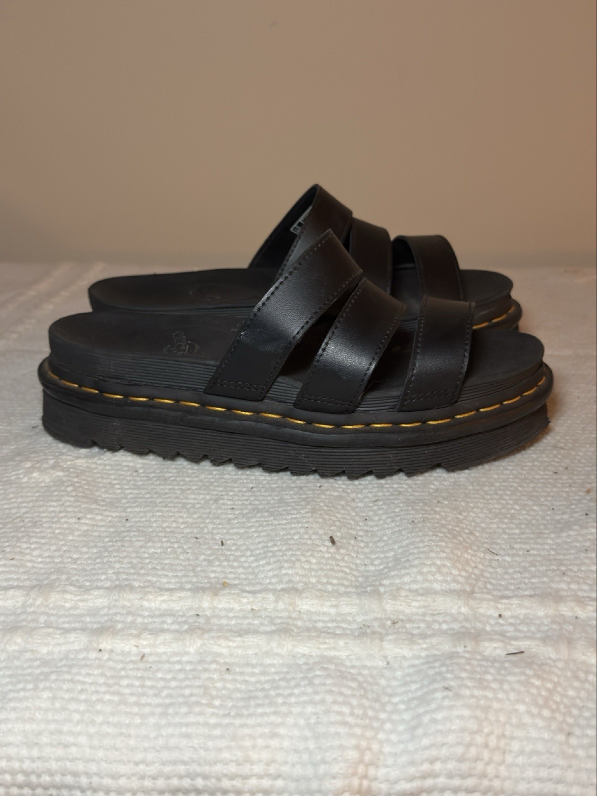 Dr. Martens Blaire Platform Sandals Women’s Shoes 7 US 5 UK Black Leather