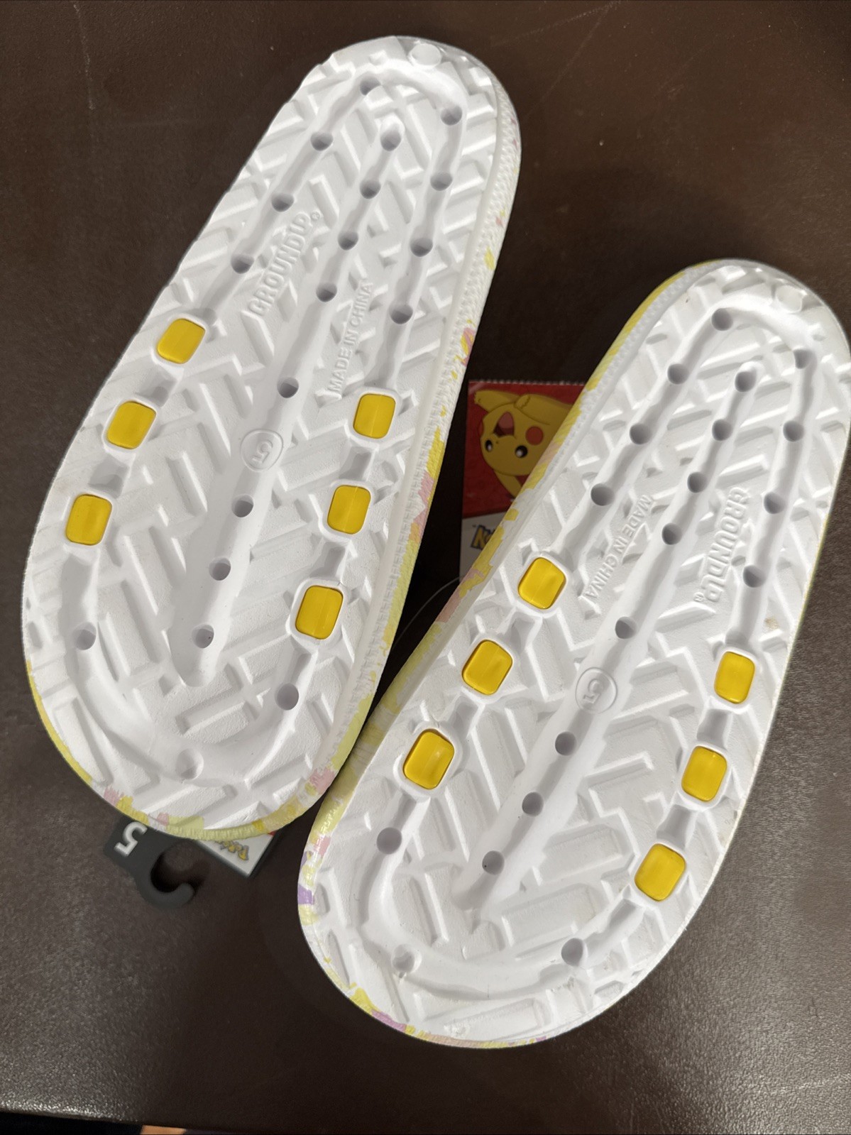 Pokemon Pikachu Slide Sandals Women’s Size 5 New With Tags