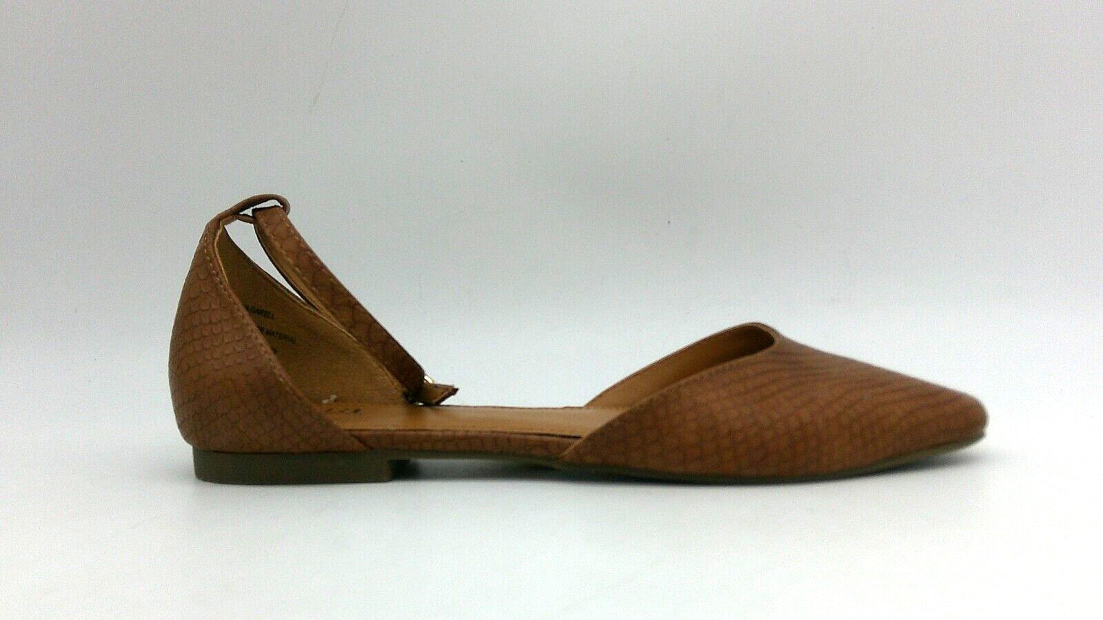 A.N.A. Brown Snake Embossed Synthetic Closed Toe Sandals Wmns Sz 9 M Ankle Strap