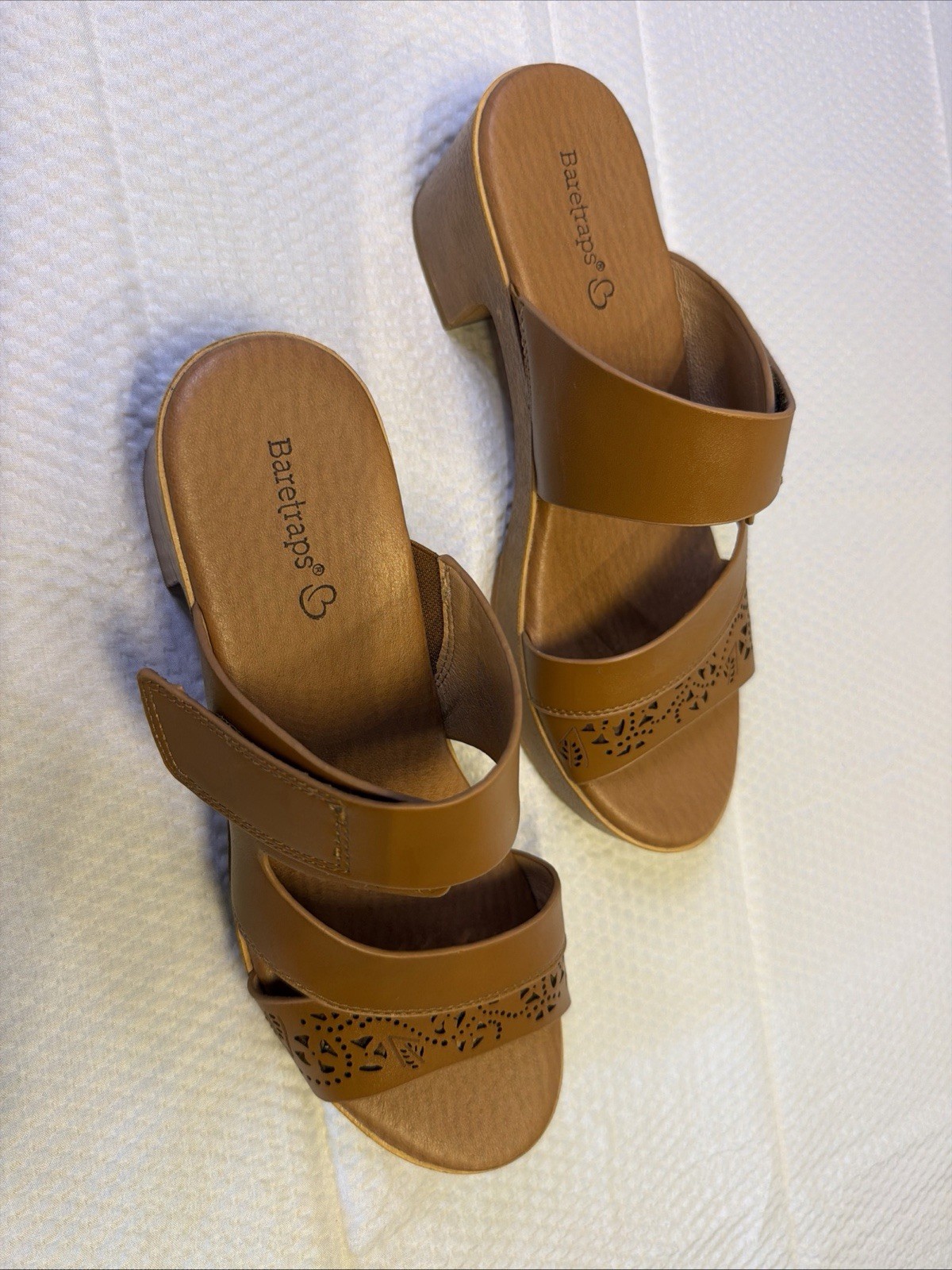 Baretraps Denni Sandal Women brown Fabric and Synthetic, Size 7