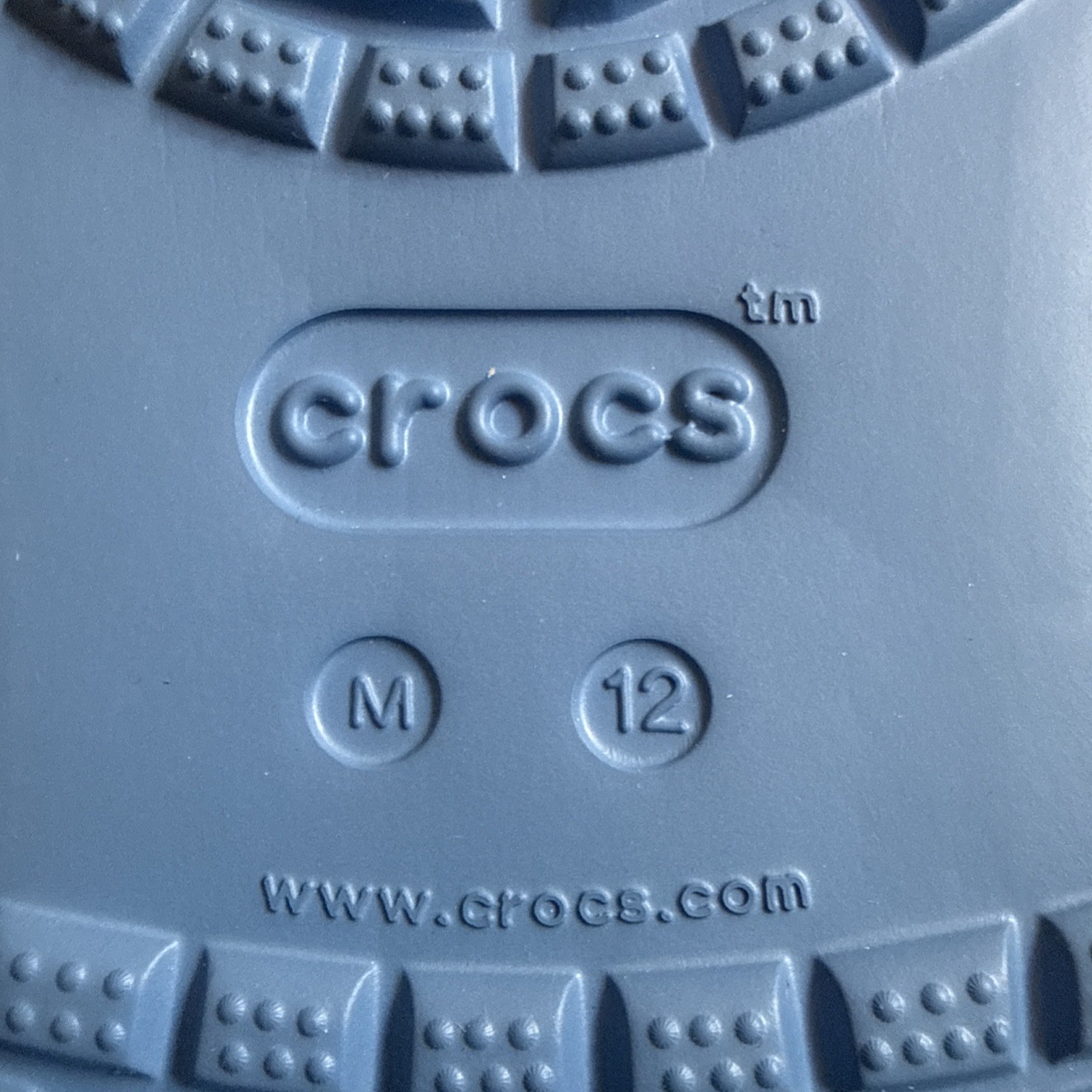 CROCS Baya Band Blue Multicolored Midsole M12 W14 – New