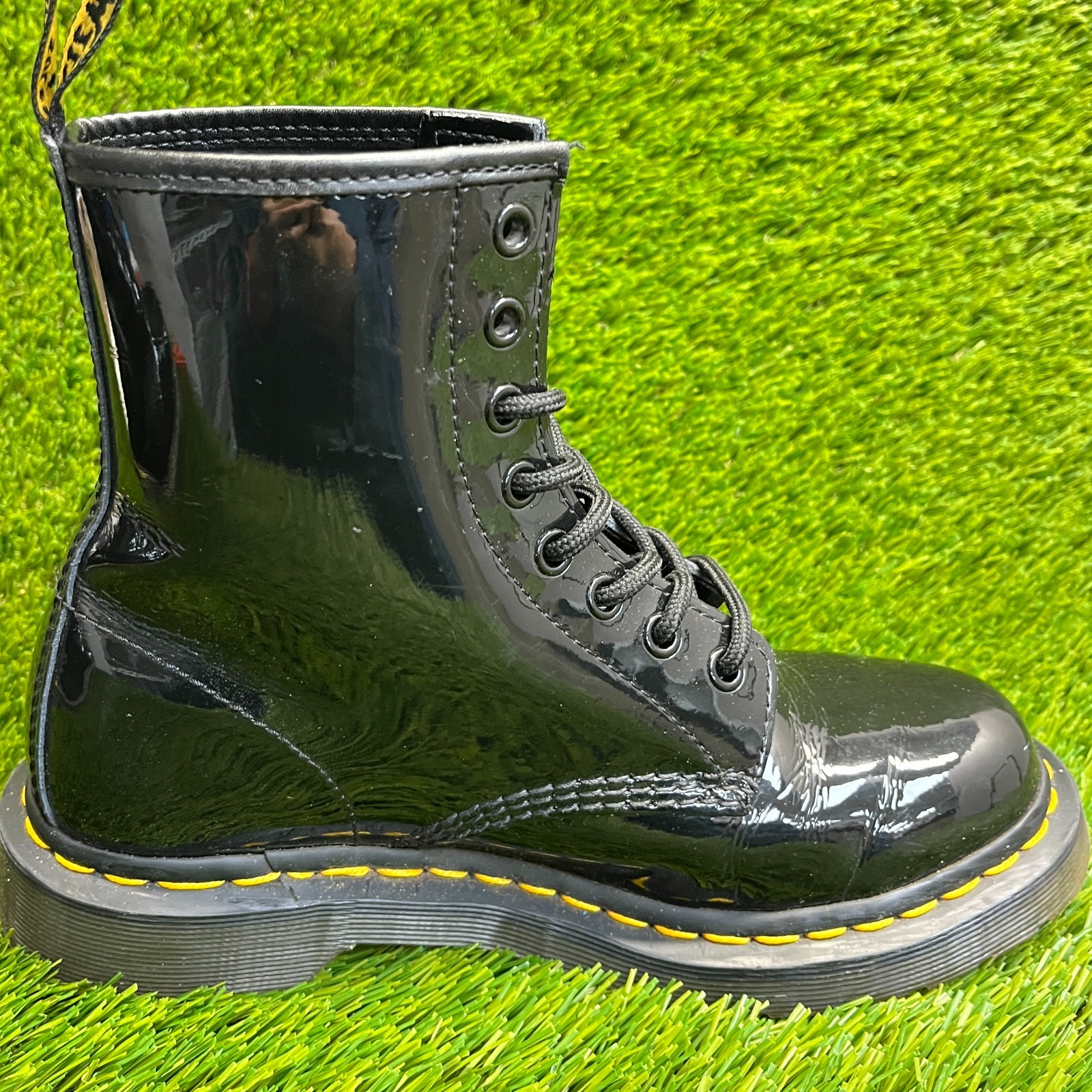 Dr. Martens 1460 Womens Size 7 Black Classic Outdoor Leather 8-Eye Combat Boots