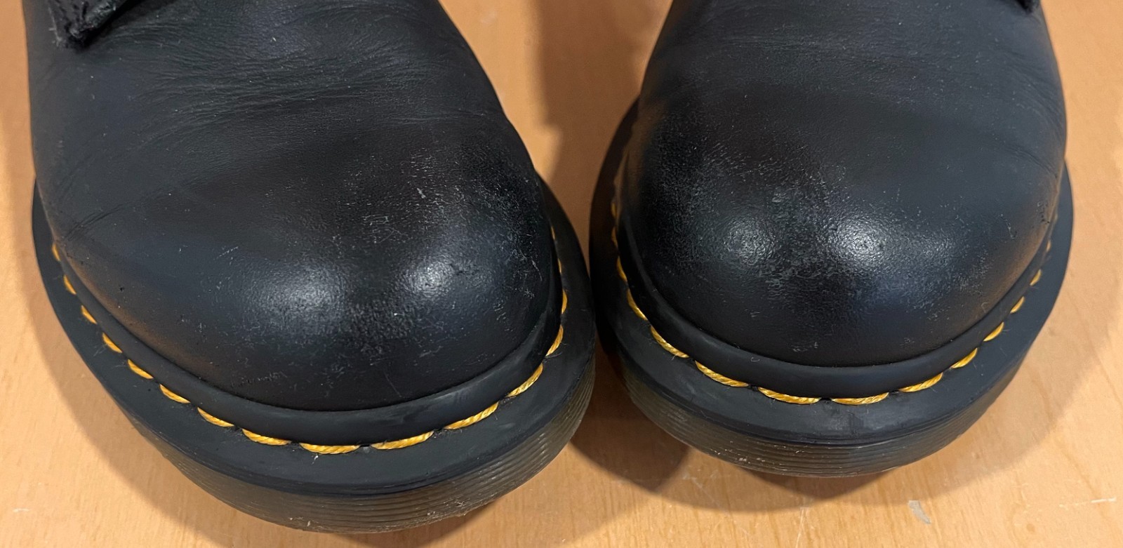 Dr. Martens 1460 Combat Boots Black Smooth Leather Doc Martens AW004 Women 9
