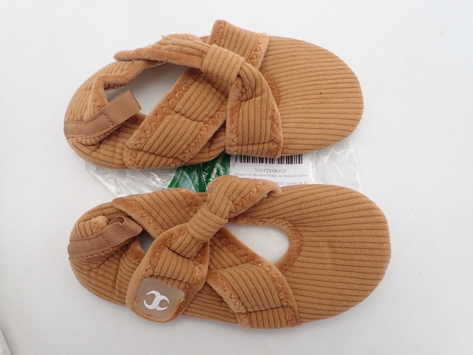 Scurtain Slippers Home Soft Warm Sock Slipper Washable Wide size 8-8.5
