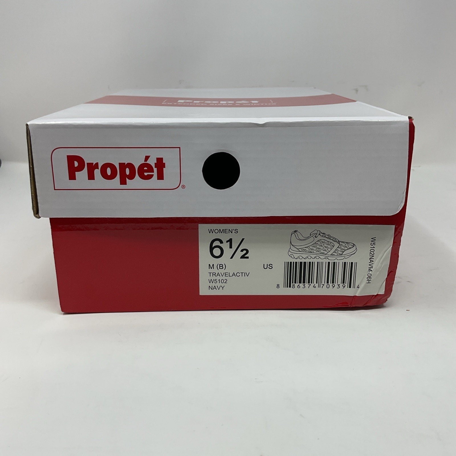 Propet Travelactiv Lace Up Blue Sneakers Casual Shoes Women’s Size 6.5M