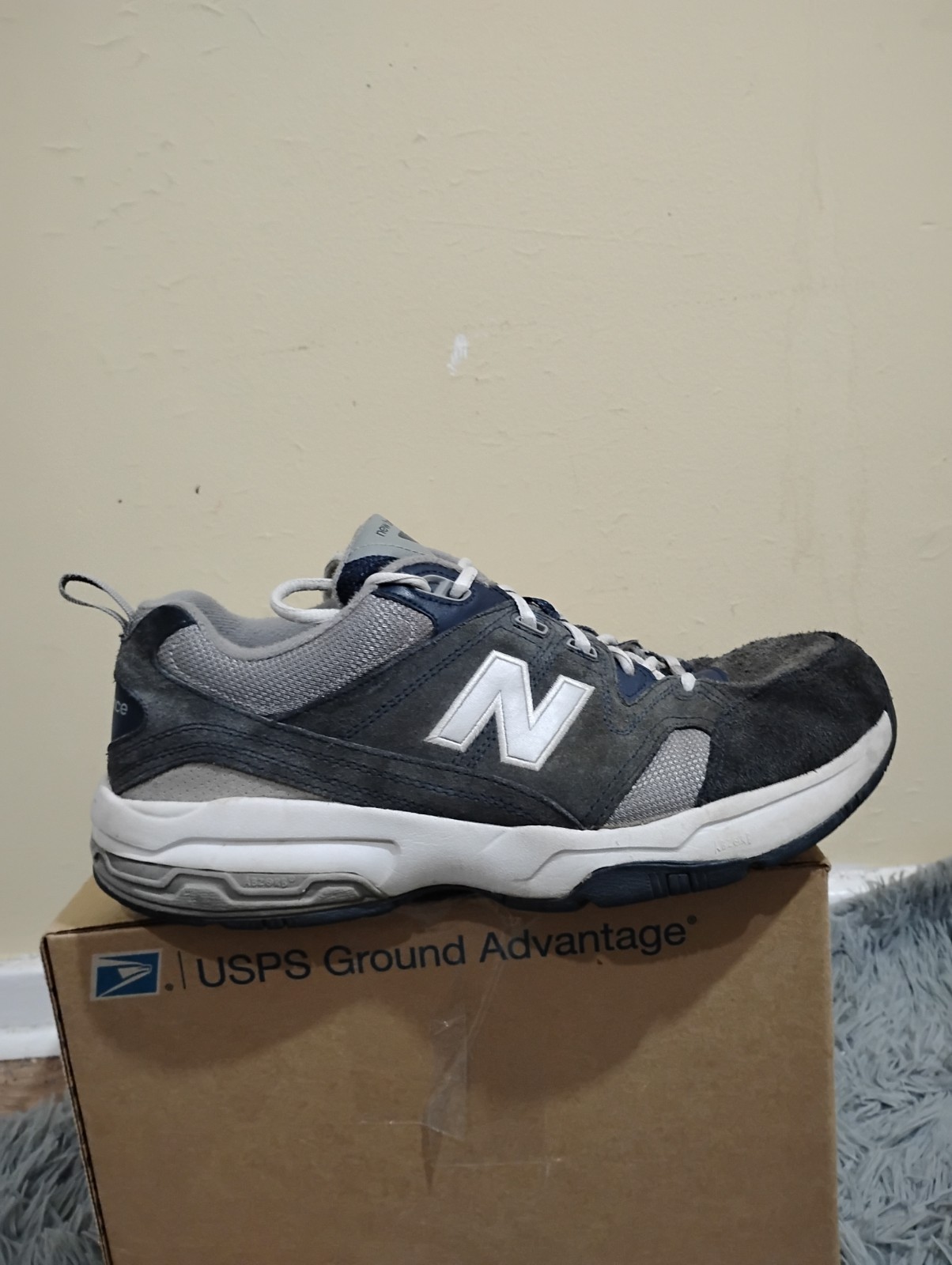 New Balance 609 Mens Size 13 Grey Casual Shoes Sneakers Walking MX609V2N