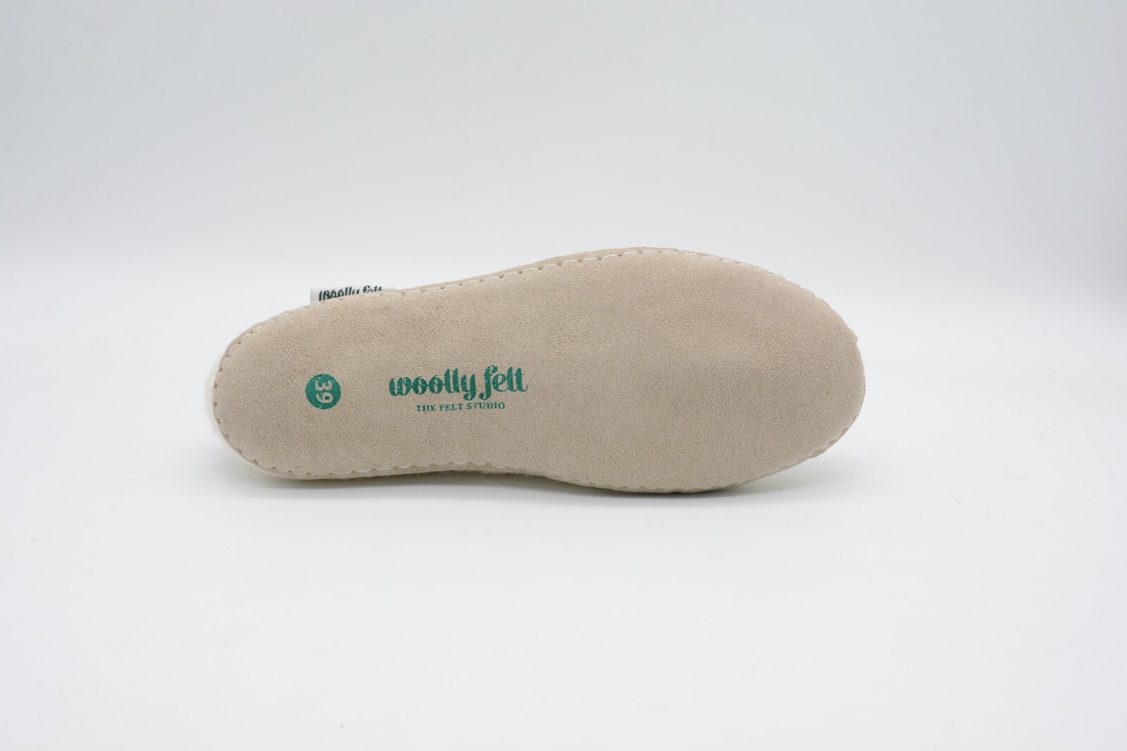 WoollyFelt Handmade Wool Slippers with Leather Sole – Eco-Friendly, Durable