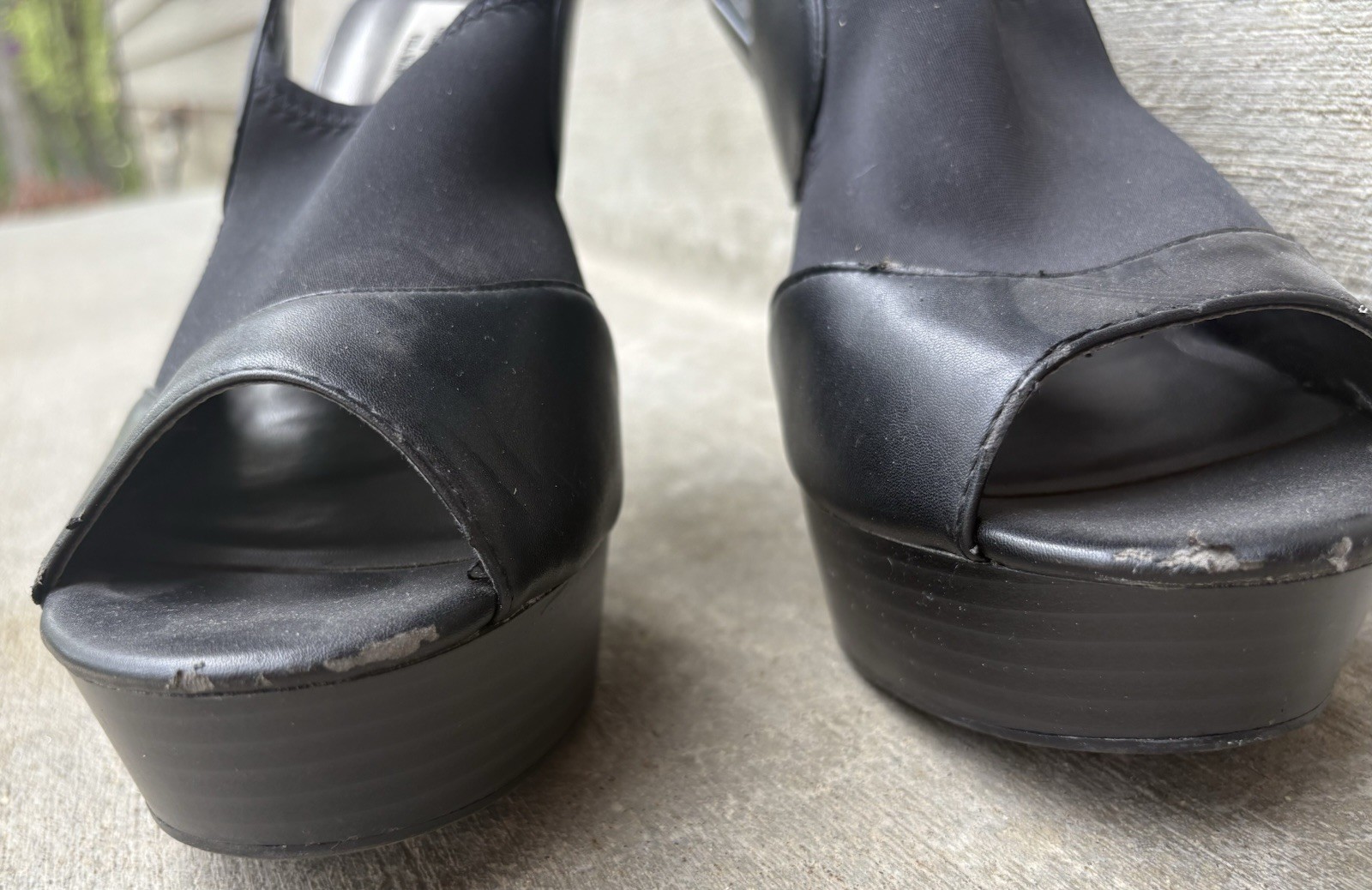 Womens Simply Vera Vera Wang High 4″ Heels Black Size 9 Casual Workwear Shoes