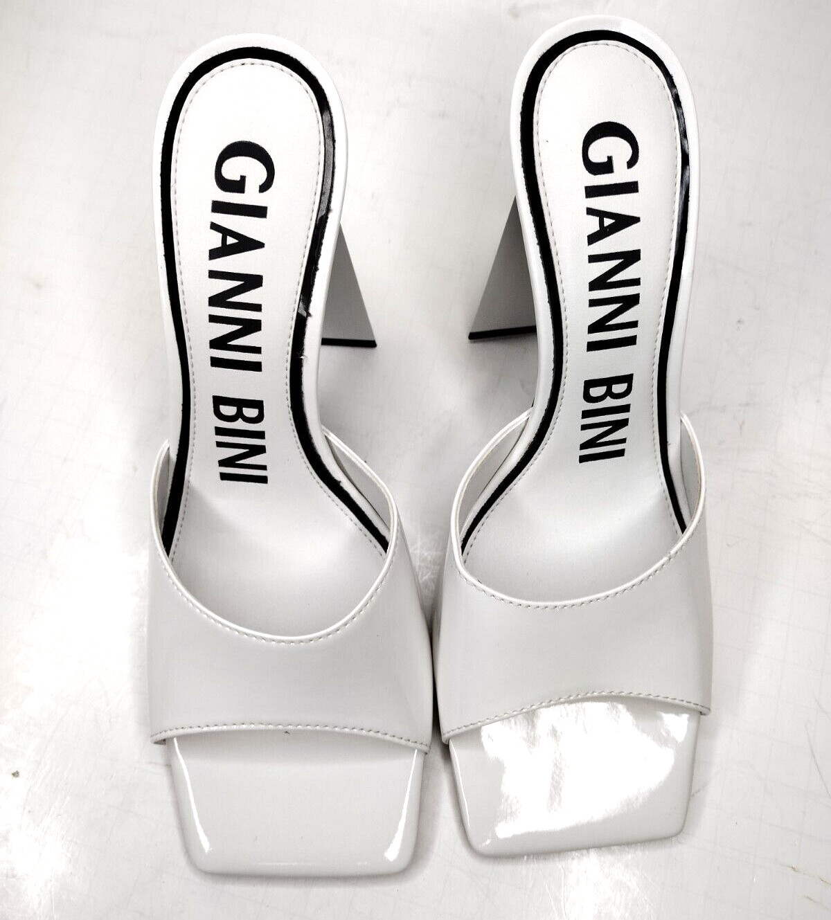 Gianni Bini Caylor Patent Square Toe High Heel Women’s Sandals Sz 8M · Brazil