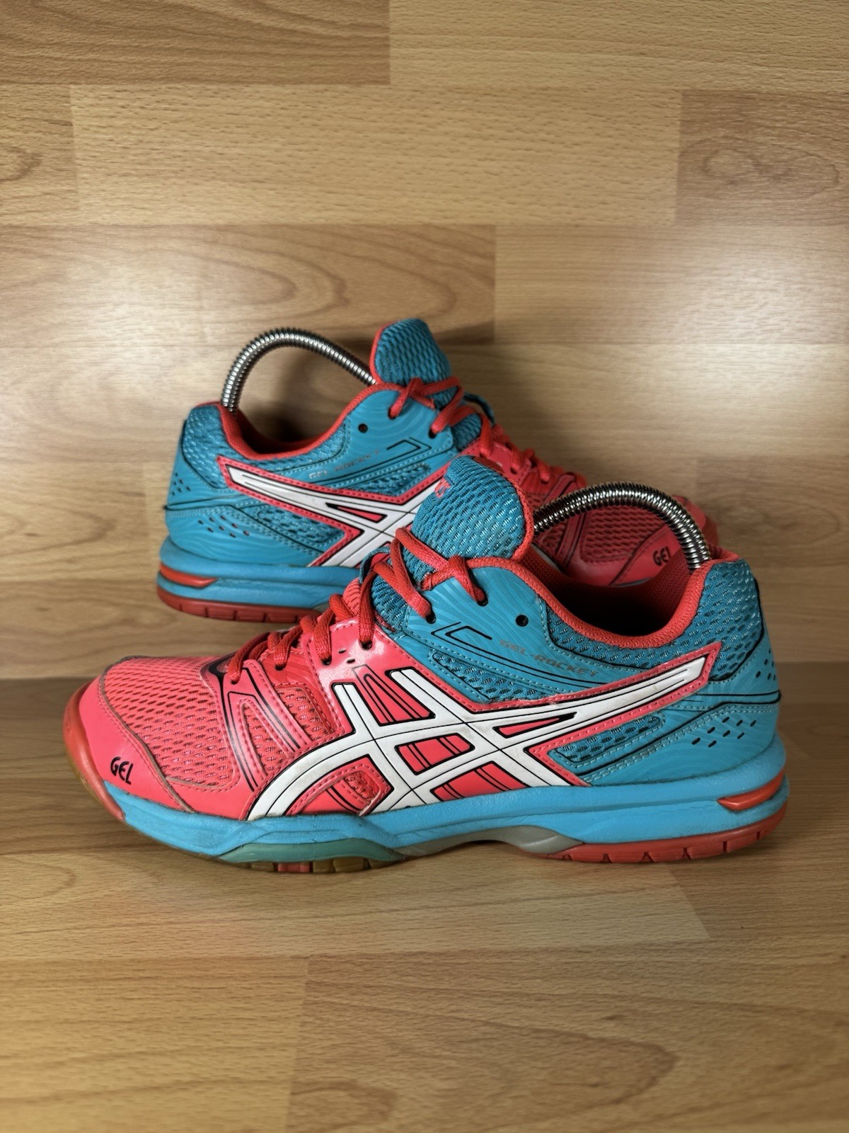 Asics Gel Rocket 7 Diva Pink Volleyball Shoe Womens Sz 9.5 Athletic Shoes B455N