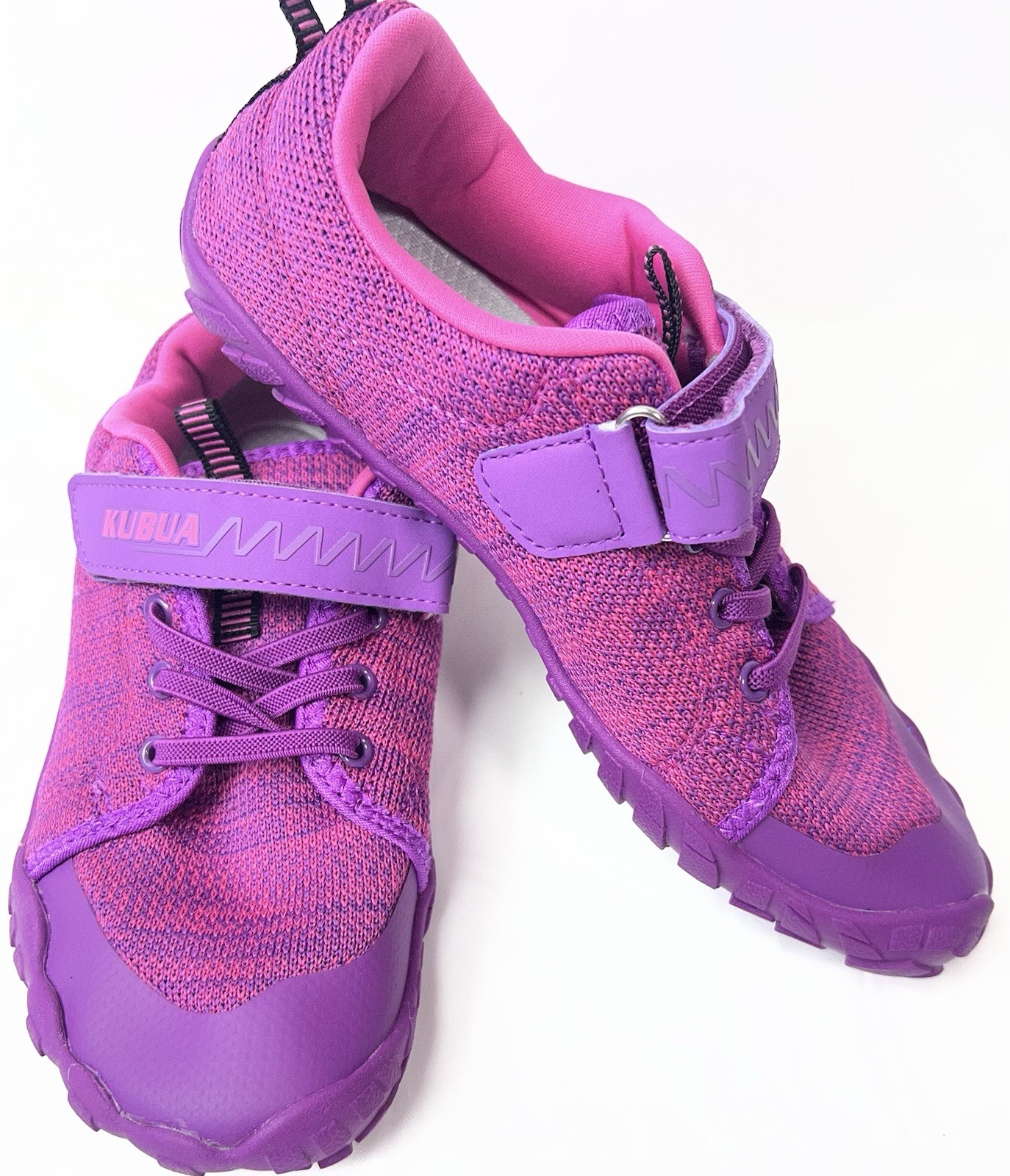 KUBUA Barefoot Shoes Boys Girls Sneakers Naturally 37 Big Kid, A Purple