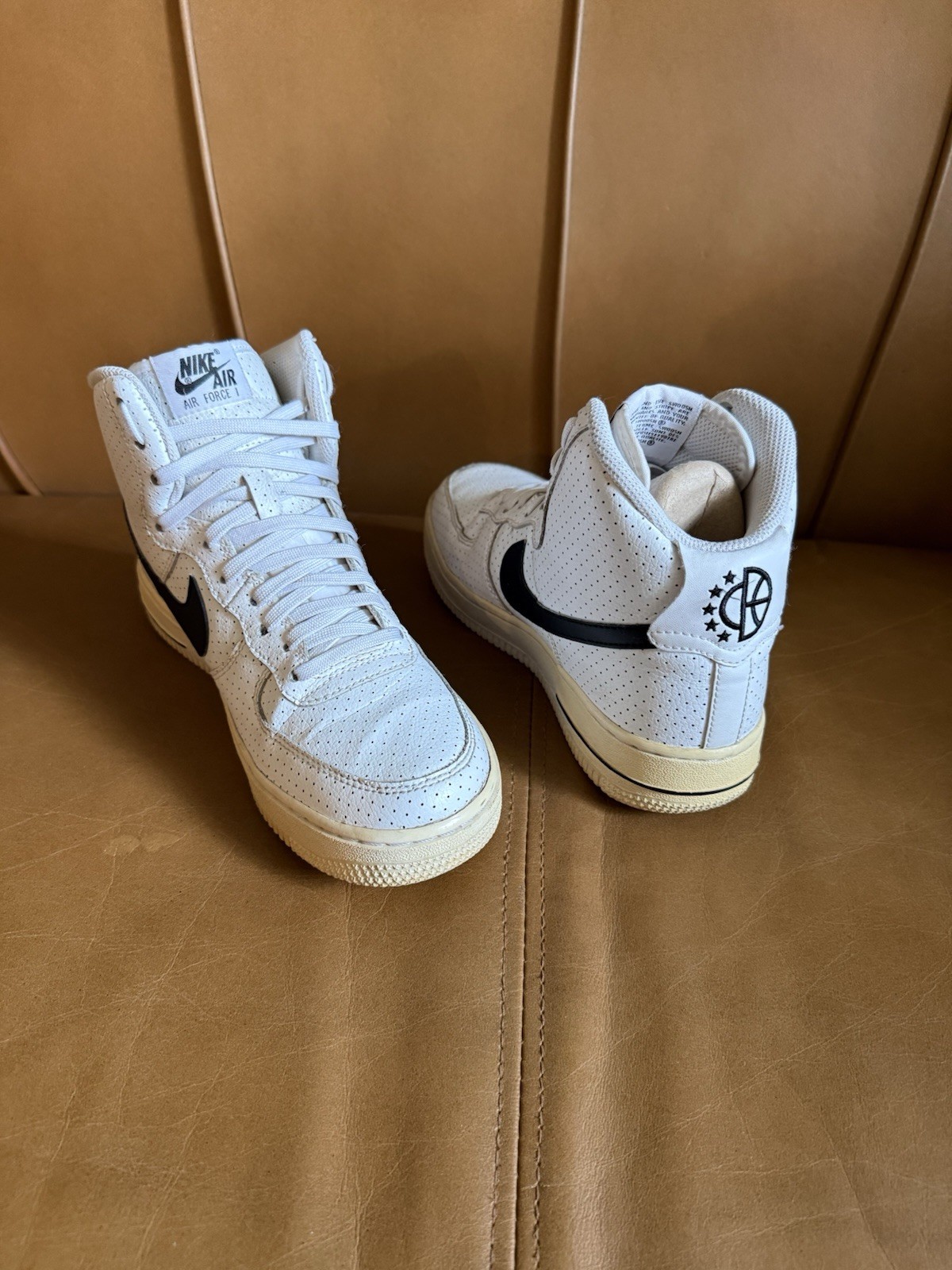 Rare Nike Air Force 1 High “Dream Team” Black White 653998-102 5.5Y / Women 7 W7