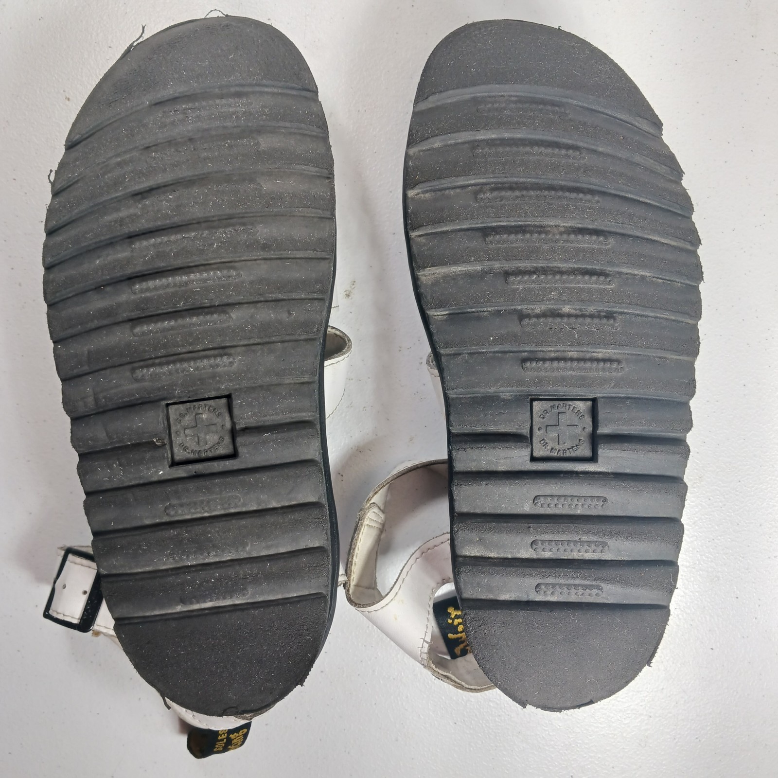 Dr. Martens Blaire Gladiator Sandals Womens Size 7-7.5 US 38 EU White Leather