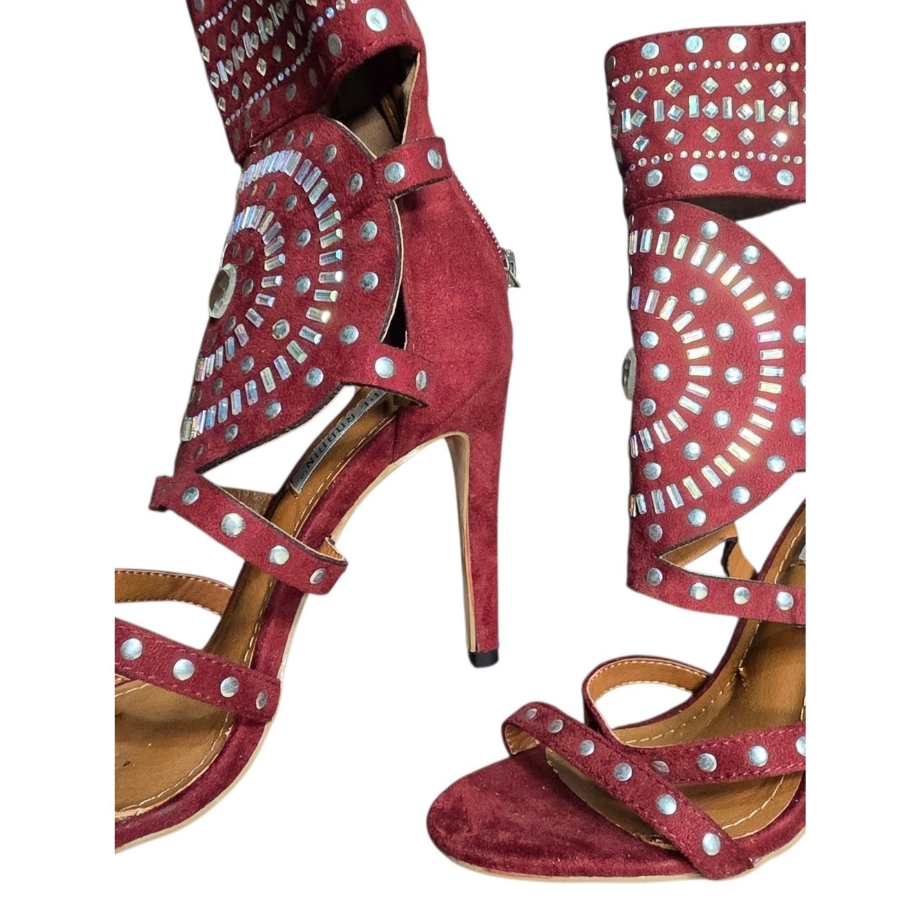 Cape Robbin Burgundy High-Heel Sandals