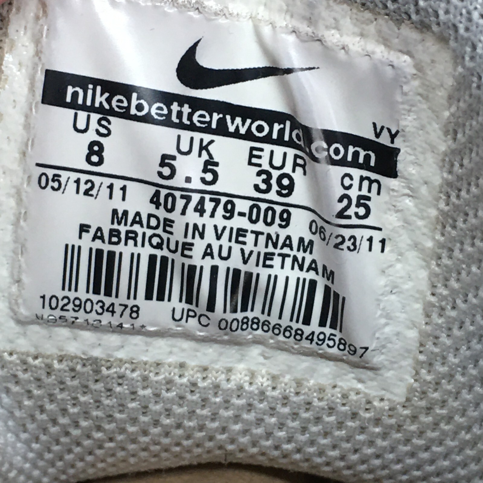 Nike Sneaker Womens 8 White Gray SB Morgan Mid 2 Skateboard Lace Up Leather