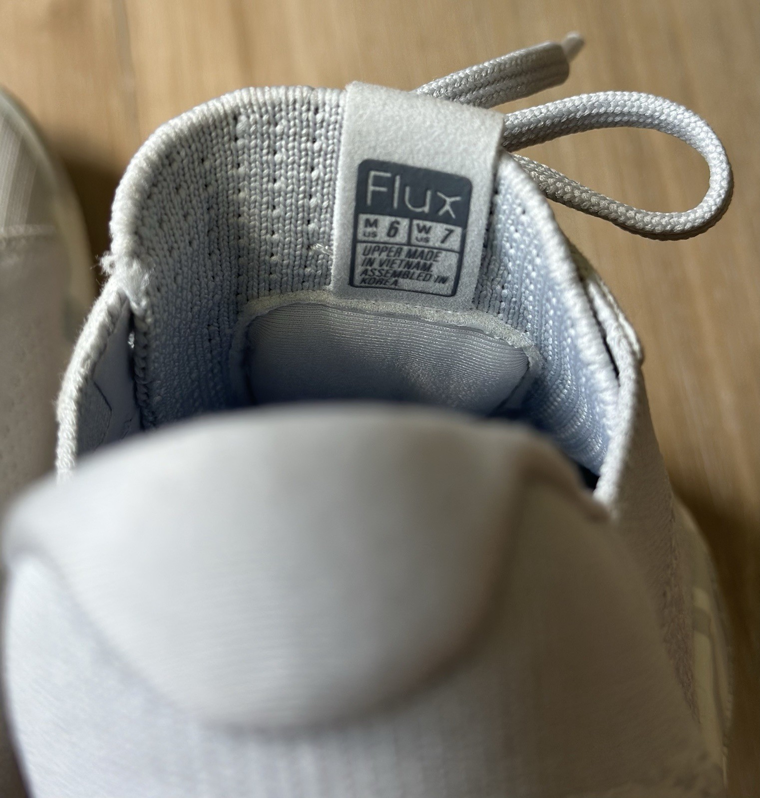 Flux Footwear Adapt Grey Knit Trainer Shoes Women’s Sz 7