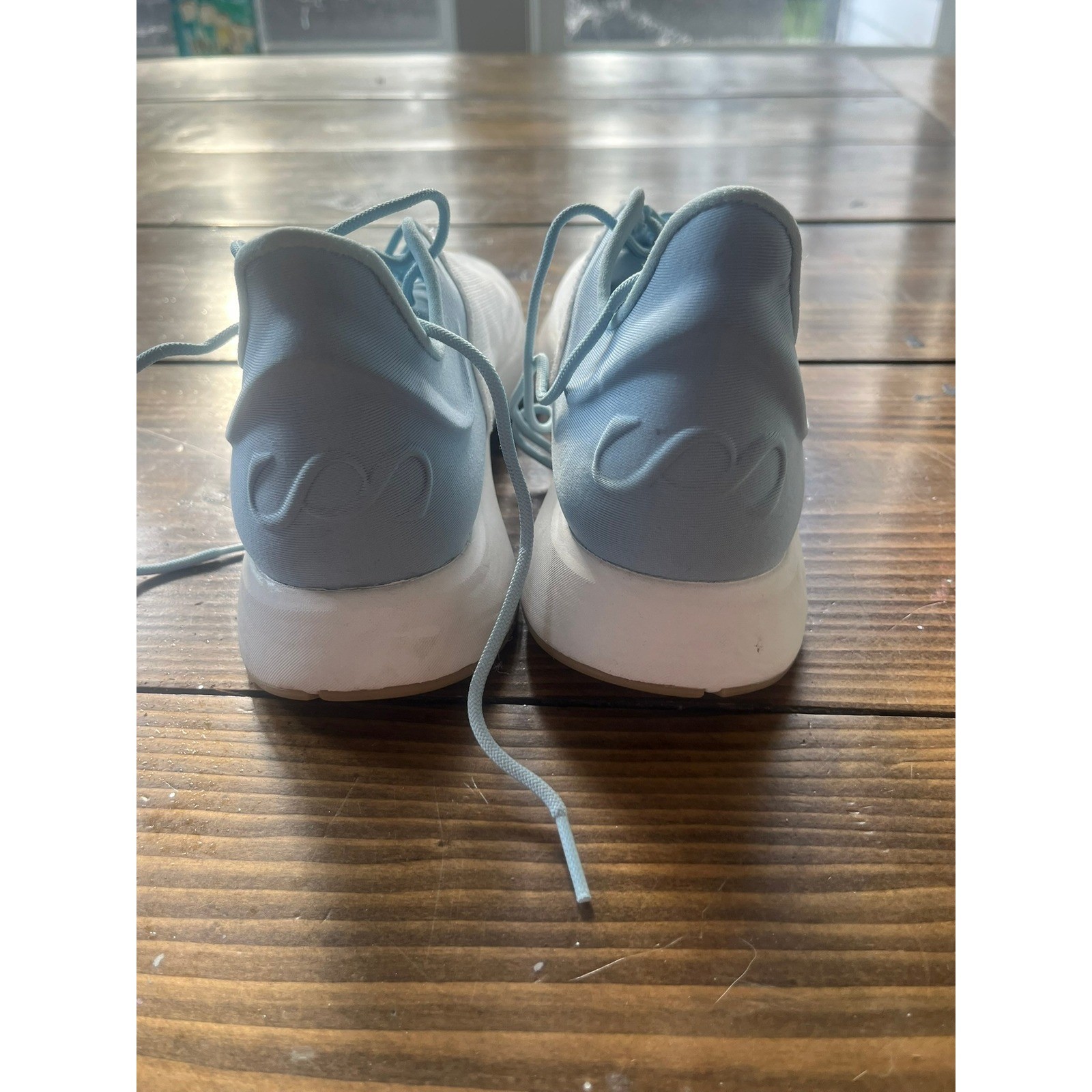 Saysh One Womens Sneakers Light Blue White Allyson Felix 10001003008 Size 8
