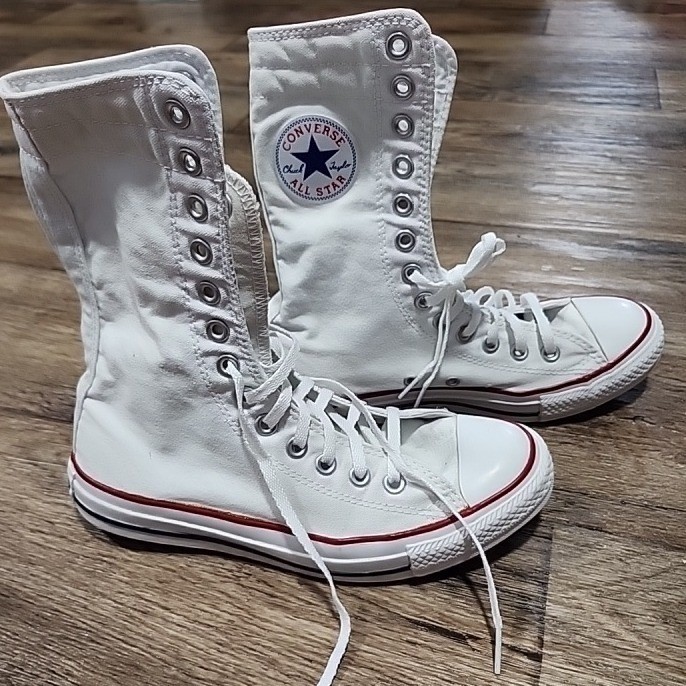 Vtg Converse Chuck Taylor All Star X-Hi Fold Down Sneaker Boot Y2K men 6 women 8