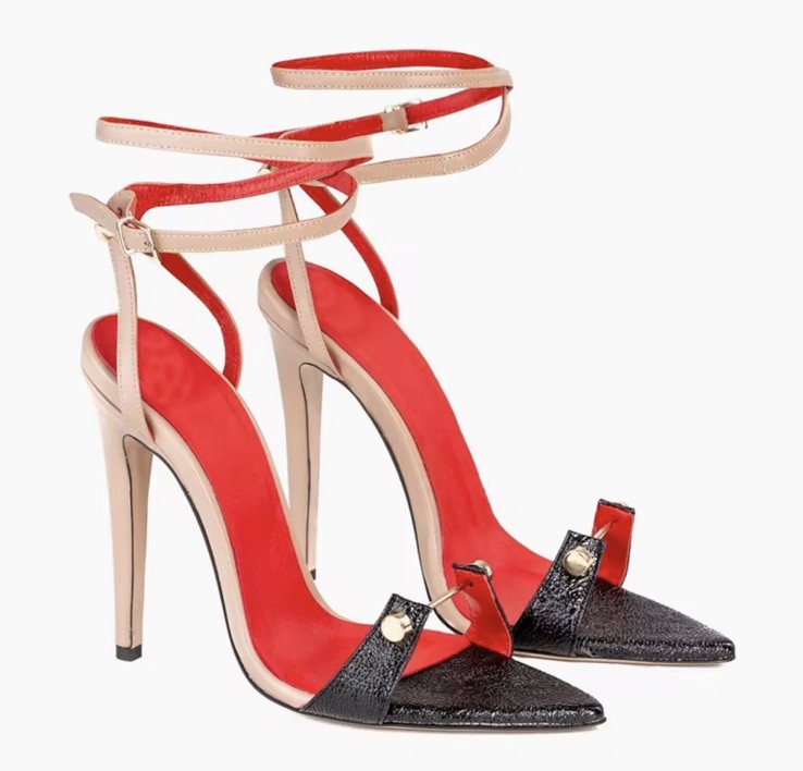 Luxury Fashion Designer Women pointed Toe Stiletto Thin High Heel