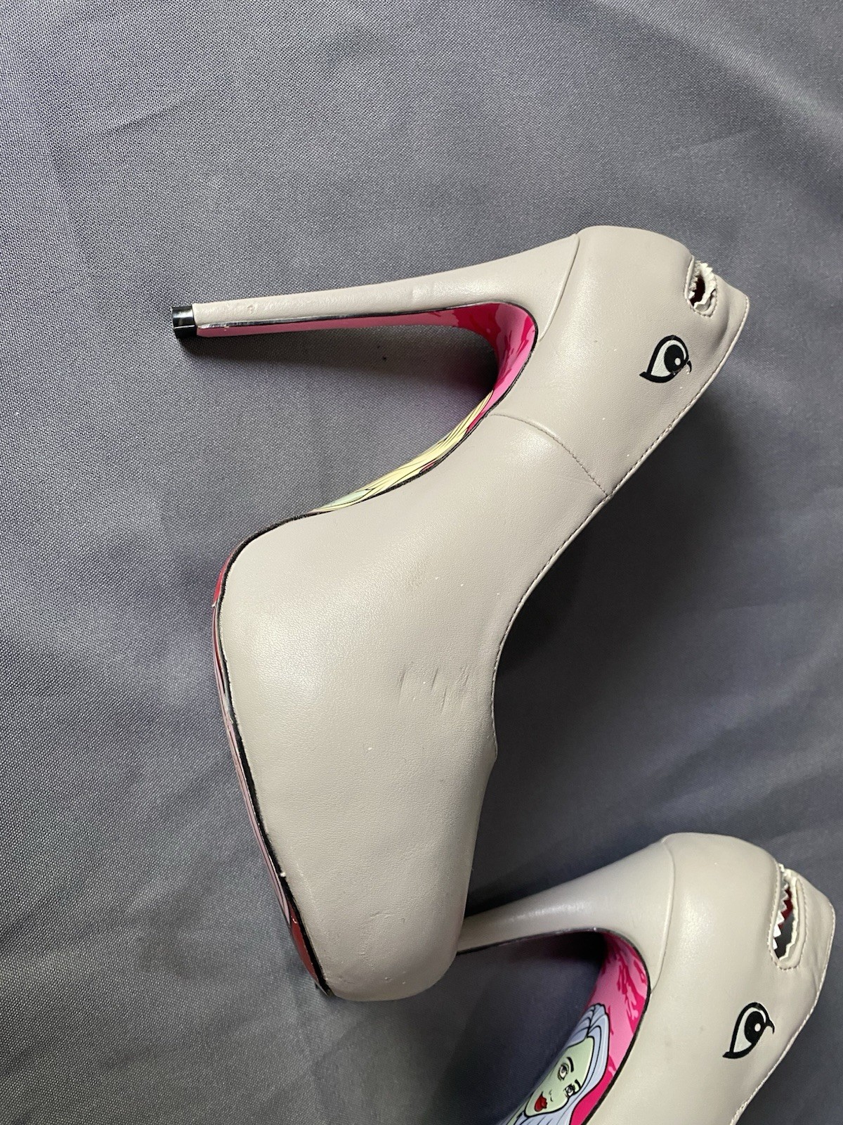Taylor Reeve platform heels Pumps Shark And Mermaid Design Sole 8M