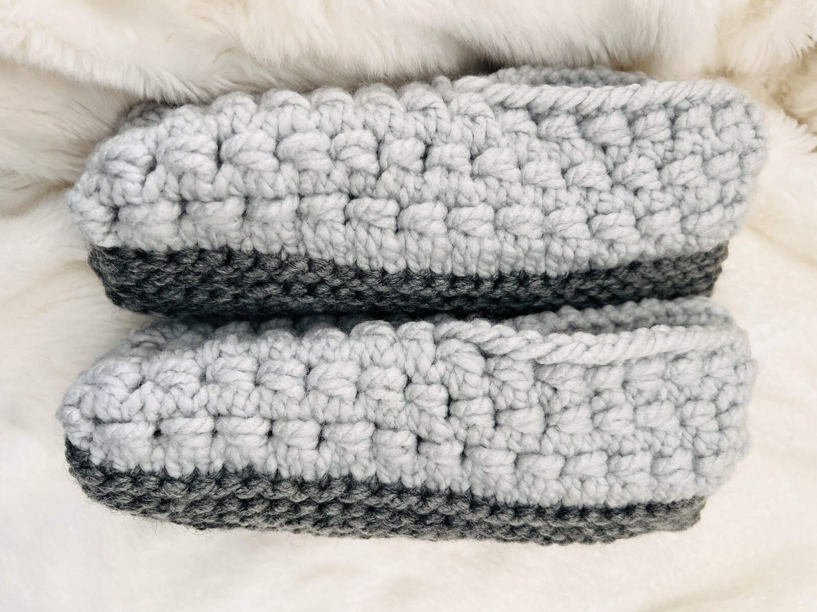 Wool Unisex Comfy Knit Slipper Socks Bedroom House Shoes Hand Knitted