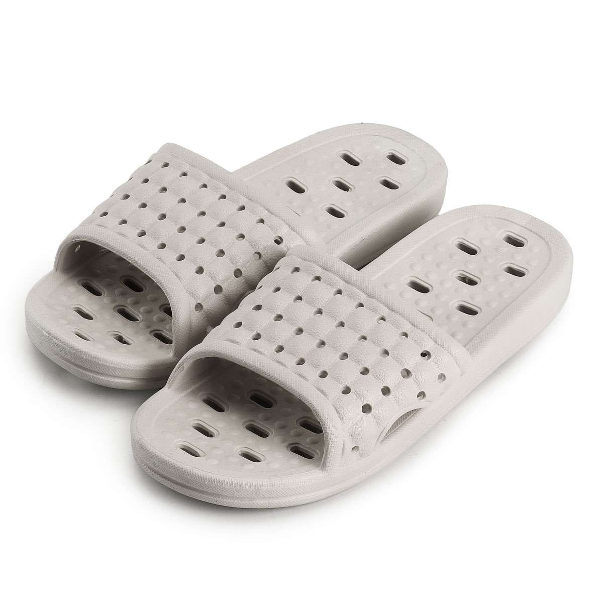 Mens Women Shower Shoes Quick Dry Non-Slip Bathroom Slippers Dorm Home Slides US