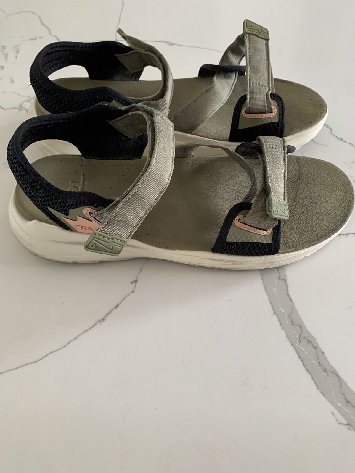 Womens Teva 1124039 Zymic Sandal Green Eco Friendly Comfort Outdoor Shoe Size 11