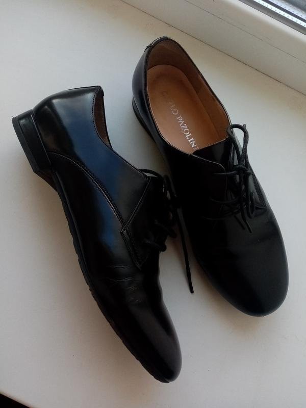 Women Carlo Pazolini heels black leather 36.5 #113L