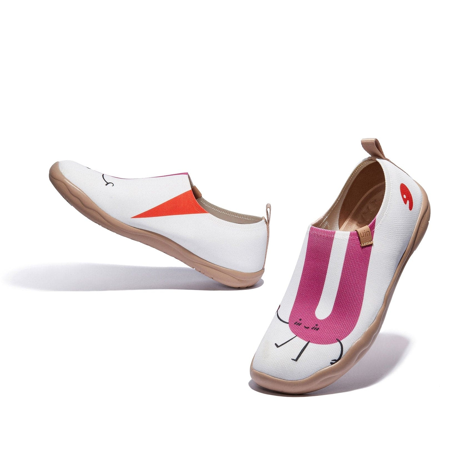 Women Size 5-10.5 UIN Slip On Shoes Canvas Comfortable Loafers «Yes I Do»