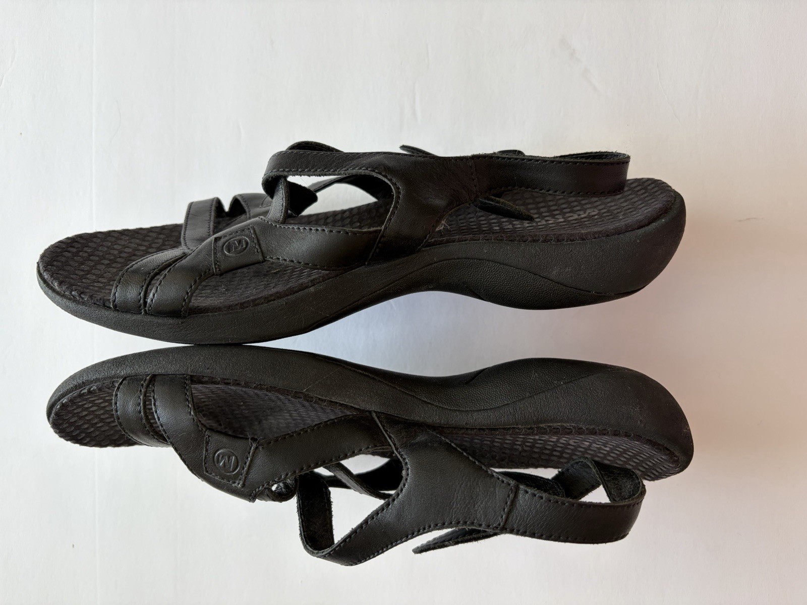 Merrell Leather Performance Sandals Size 8 Women’s Footwear Agave Black J33198