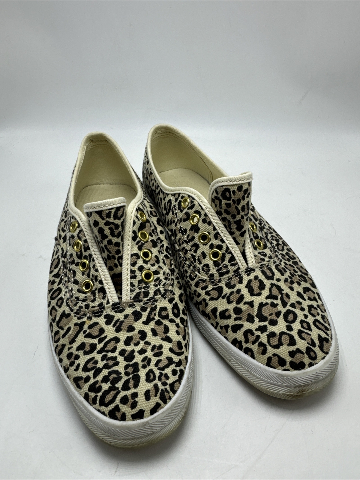 Kelly & Katie Tennis Sneaker Shoes Size 6.5 Solid Animal Print Lace Foam Insole