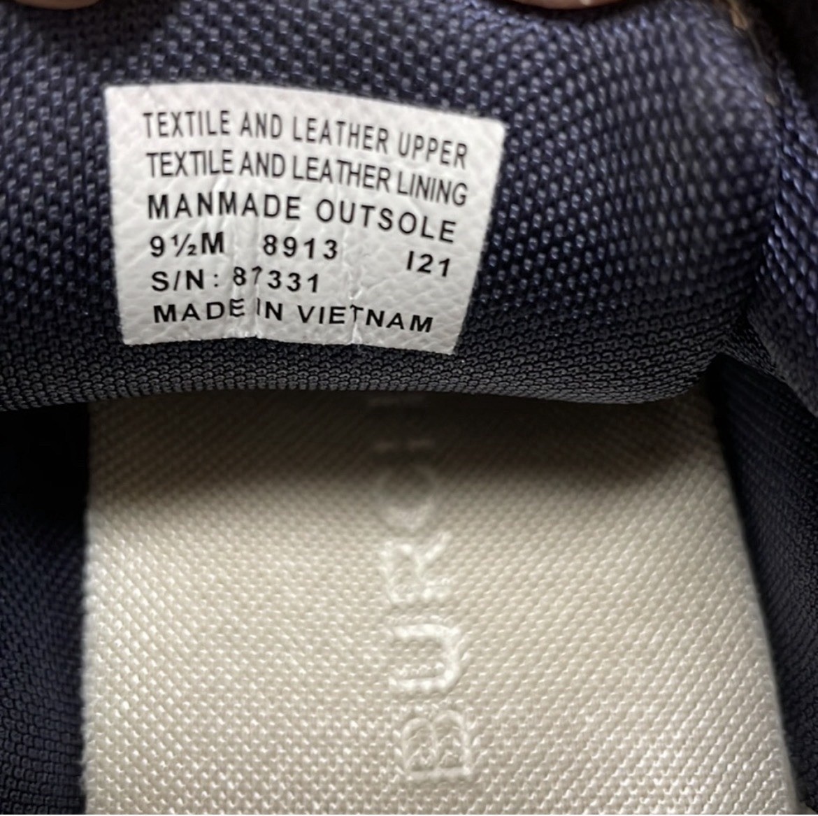 Used Good Condition Tory Burch Sneakers Navy And Cream Women’s Size 9.5